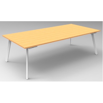 Eternity Meeting Table 2400mm  x 1200mm [Top Colour: Beech]