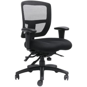 Ergo Black Promesh Mesh Back Task Chair with Arms