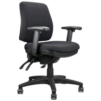 Ergo Midi Ergonomic Medium Back Office Chair with Arms