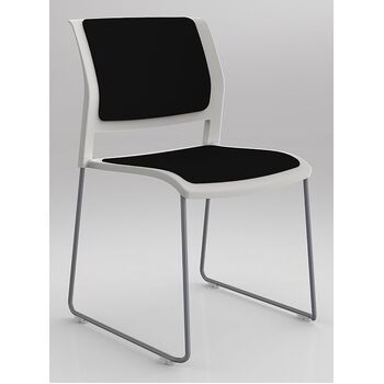 Game Sled Base Chair - Fully Upholstered