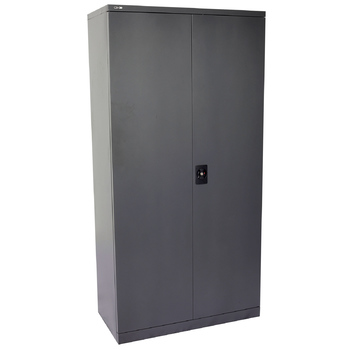 Go Steel Grey 1800mm High Stationary Cupboard