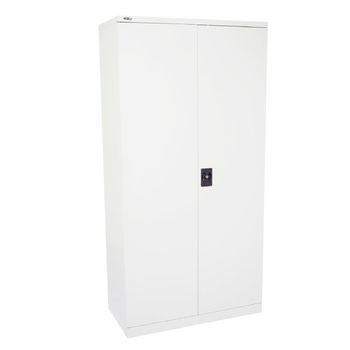Go Steel Silver 1800mm High Stationary Cupboard