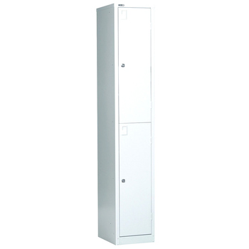 White 2 Door Metal Storage Locker