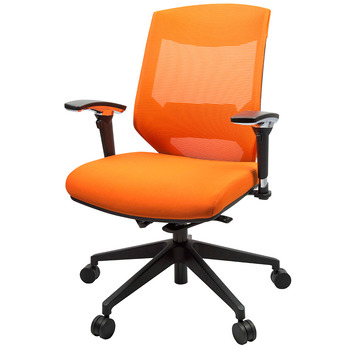 Vogue Orange Mesh Office Chair