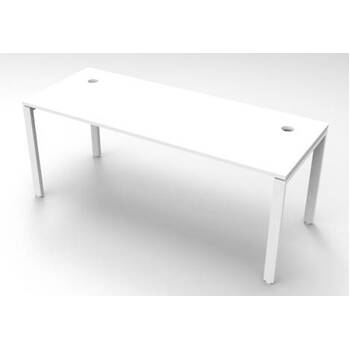 Rapid Infinity White Straight Home Office Desk