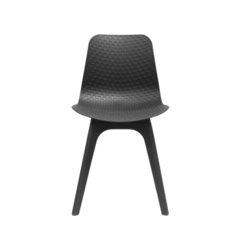 Lucid Visitor Breakout Room Chair - Black Legs Black Seat