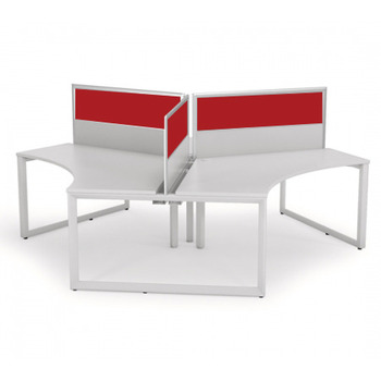 Anvil 3 Pod Workstation with Red Screens