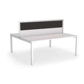 Axis Double Sided Desk with Black Screen - 1200 x 600