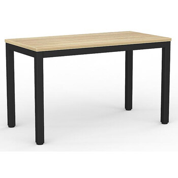Axis Meeting Training Table Black New Oak - 1200mm x 600mm