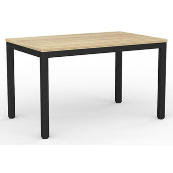Axis Meeting Training Table Black New Oak - 1200mm x 750mm
