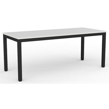 Axis Meeting Training Table Black White - 1800mm x 750mm