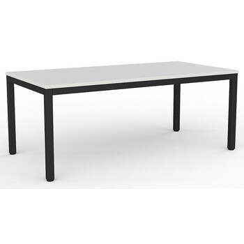 Axis Meeting Training Table Black White - 2100mm x 900mm