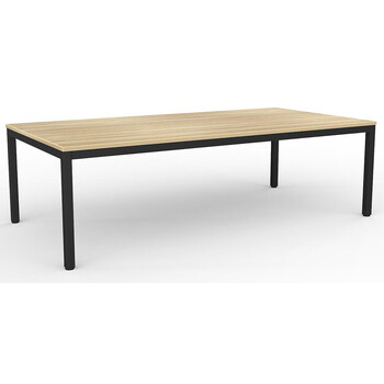 Axis Meeting Training Table Black New Oak - 2400mm x 1200mm
