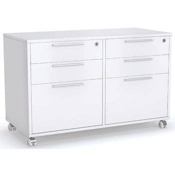 Caddy Mobile Bookcase with 2 x Drawer inserts