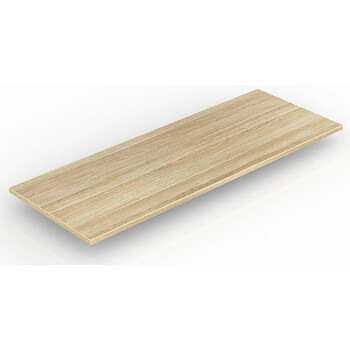 New Oak 25mm Melamine Rectangle Desk Top - 1600mm x 600mm