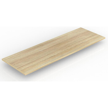 New Oak 25mm Melamine Rectangle Desk Top - 1800mm x 600mm