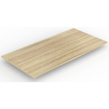 New Oak 25mm Melamine Rectangle Desk Top - 1800mm x 900mm