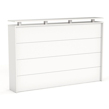 Axis Straight Reception Counter with Poptop