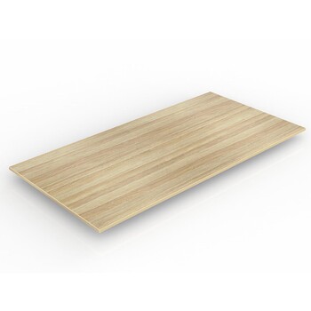 New Oak 25mm Melamine Rectangle Desk Top - 2400mm x 1200mm