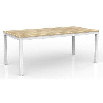 Axis Meeting Training Table White New Oak - 1800mm x 900mm