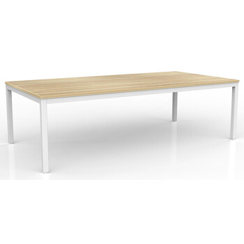 Axis Meeting Training Table White New Oak - 2400mm x 1200mm