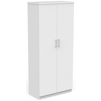 EkoSystem Office Storage Cupboard 1800mm High White