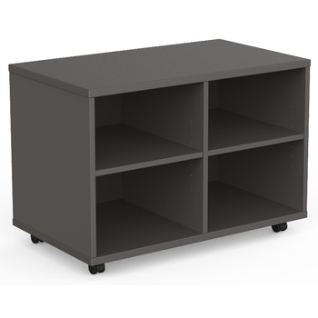 EkoSystem Mobile Bookcase Caddy Charcoal