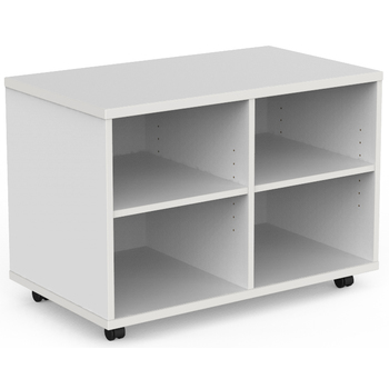 EkoSystem Mobile Bookcase Caddy White