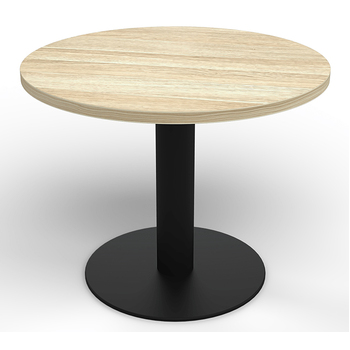 EkoSytem 900mm Round New Oak Coffee Table