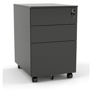 Agile Black Mobile Drawer Unit