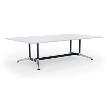 Modulus Boardroom Meeting Table - Twin Post - 2400 x 1200