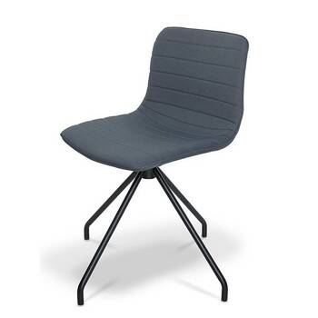Smooth Sleek Modern Chair Fixed Glide