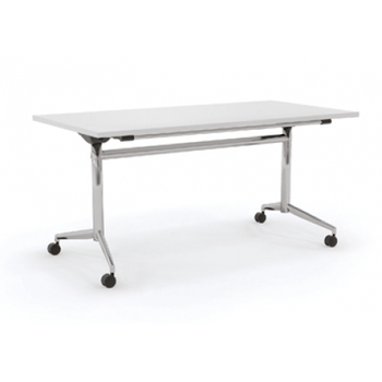 Uni Flip Top Table [Frame Colour: Chrome] [Size: 1200 x 750]