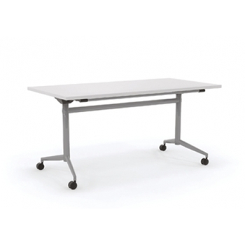 Uni Flip Top Table [Frame Colour: Silver] [Size: 1200 x 750]