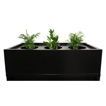 Go Black Planter Box for Tambour Units - 1200mm Wide