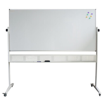 Mobile Porcelain Magnetic Whiteboard 10 Year Warranty - 1800mm x 1200mm