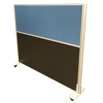 Rapid Mobile Acoustic Divider Screen with Castor Wheels - 1250 High x 1200 Wide