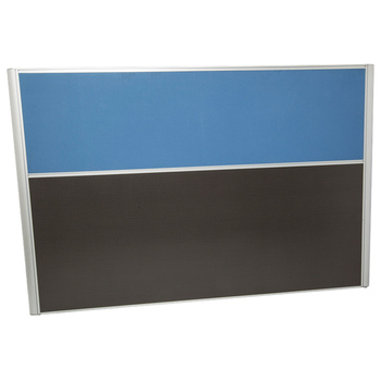Rapid Desk Screen System - 1250 High x 1500 Wide - Blue