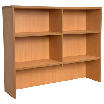 Express Beech Desk Storage Hutch