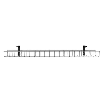 Express Office Single Cable Basket [Colour: Black] [Size: 1250mm Wide]