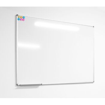 Wall Mounted Whiteboard - 1800mm W x 900mm H