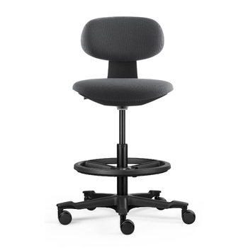 YOYO Stool Dark Grey Black Frame
