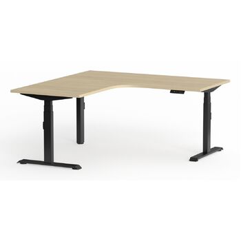 Klass 90° Sit Stand Desk Black Frame