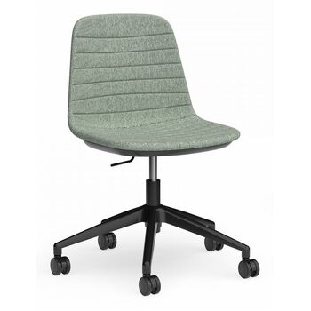 Sofia Gas Lift Chair – Black Castor Base – Sunday Fabric