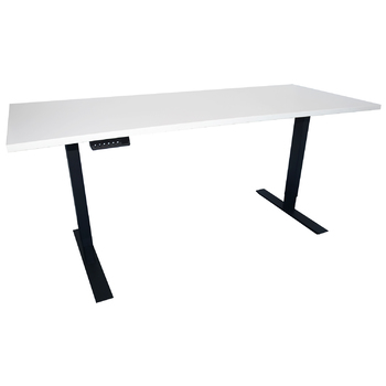 Swift Sit Stand Electric Height Adjustable Desk Black Frame