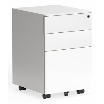 Tempo Mobile Pedestal - Classic White