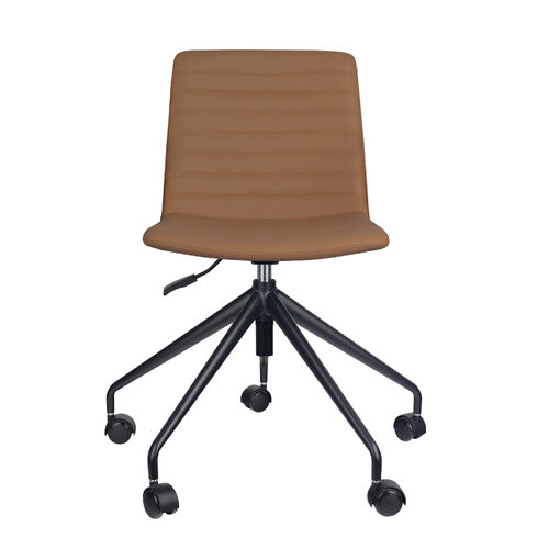 Pixel Swivel 5 Star Base Chair [Colour: Amber PU] [Arms: No Arms]