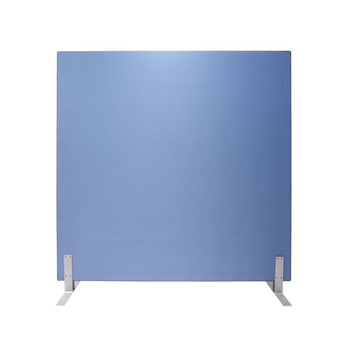 Free Standing Acoustic Divider Screen - 1500 Wide x 1800 High - Blue
