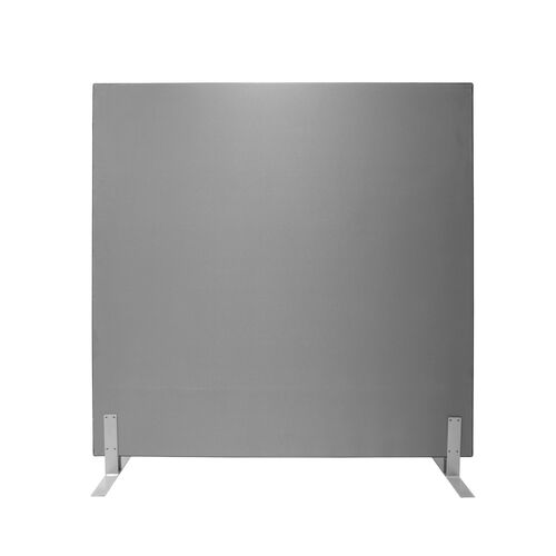 Free Standing Acoustic Divider Screen - 1500 Wide x 1800 High - Grey
