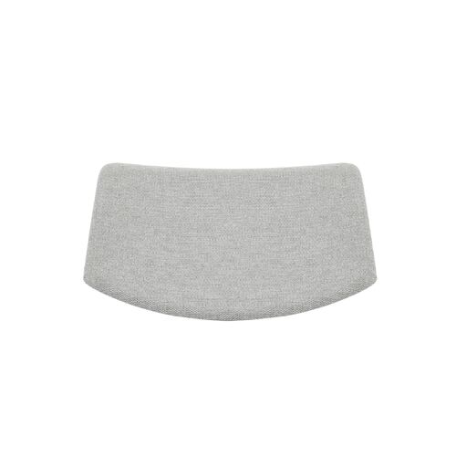 Academy Upholstered Seat Pad - Light Grey Fabric